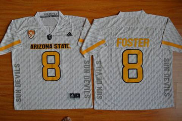 D.J. Foster Arizona State Sun Devils white jersey