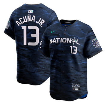 Ronald Acu Atlanta Braves royal All-Star jersey