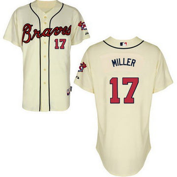 Shelby Miller Atlanta Braves cream jersey