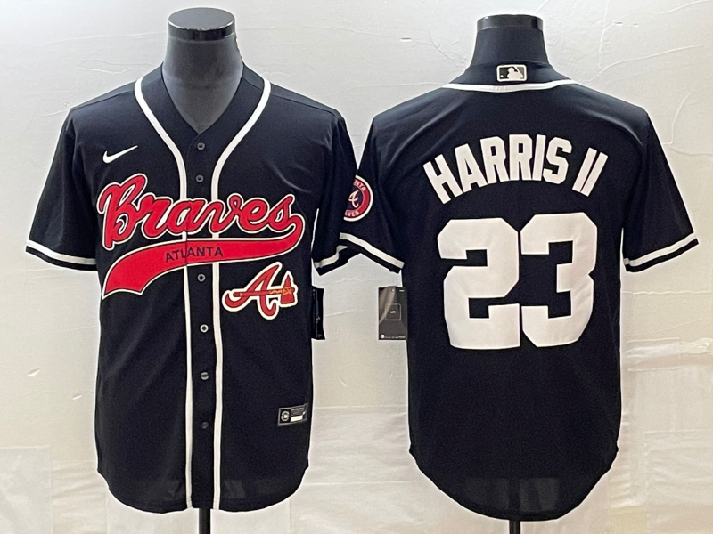 Michael Harris II Atlanta Braves black jersey