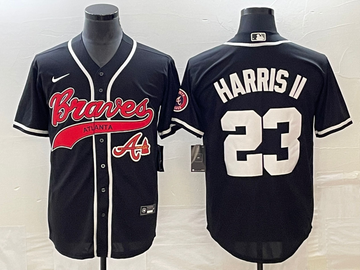Michael Harris II Atlanta Braves black jersey