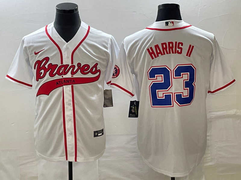 Michael Harris II Atlanta Braves white jersey