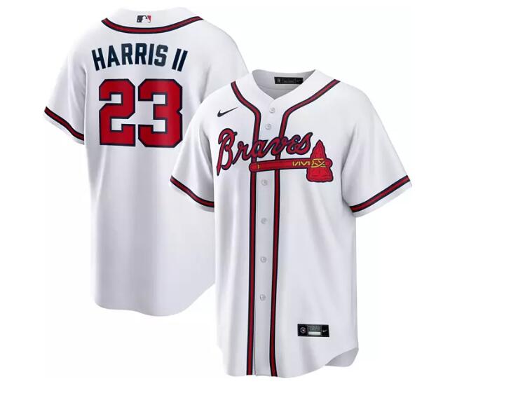 Michael Harris II Atlanta Braves white jersey