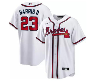 Michael Harris II Atlanta Braves white jersey