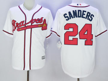 Deion Sanders Atlanta Braves white Home jersey