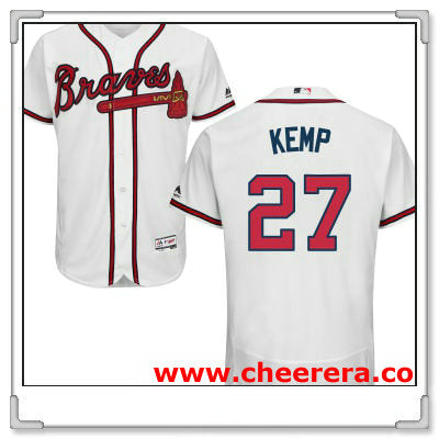 Matt Kemp Atlanta Braves white Home jersey