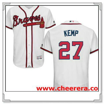 Matt Kemp Atlanta Braves white Home jersey
