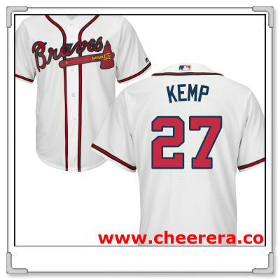 Matt Kemp Atlanta Braves white Home jersey