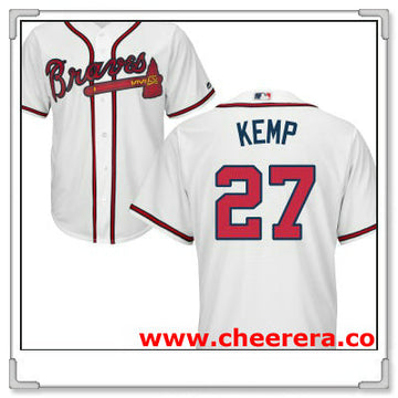 Matt Kemp Atlanta Braves white Home jersey