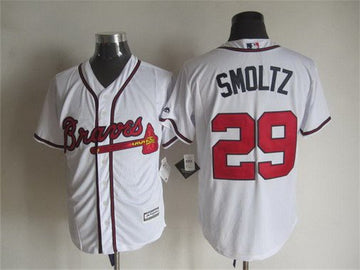 John Smoltz Atlanta Braves white Home jersey