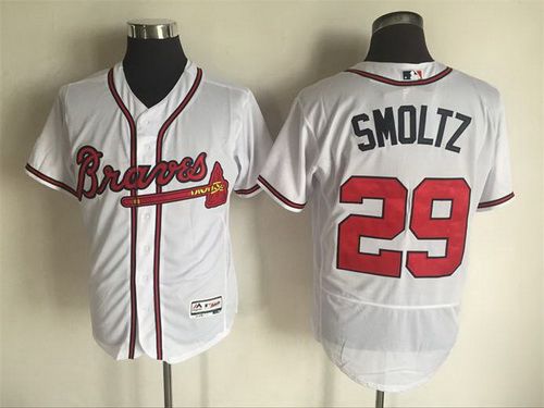 John Smoltz Atlanta Braves white jersey