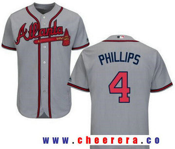 Brandon Phillips Atlanta Braves gray Road jersey