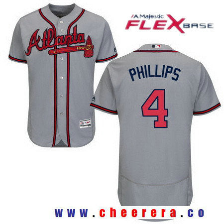 Brandon Phillips Atlanta Braves gray Road jersey
