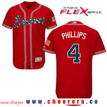 Brandon Phillips Atlanta Braves red jersey