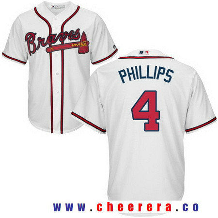 Brandon Phillips Atlanta Braves white Home jersey