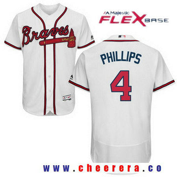 Brandon Phillips Atlanta Braves white Home jersey