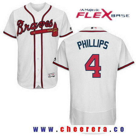 Brandon Phillips Atlanta Braves white Home jersey