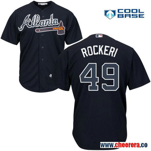 John Rocker Atlanta Braves navy jersey