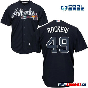 John Rocker Atlanta Braves navy jersey