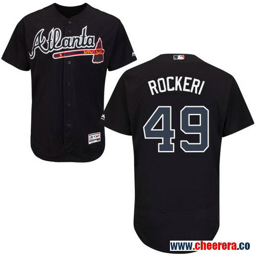 John Rocker Atlanta Braves navy jersey