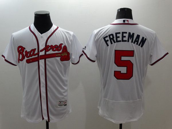 Freddie Freeman Atlanta Braves white jersey