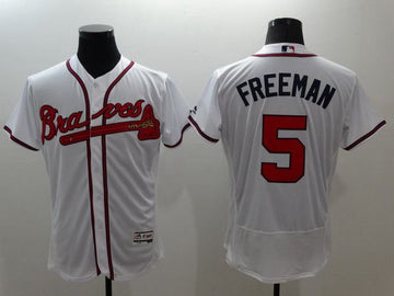 Freddie Freeman Atlanta Braves white jersey