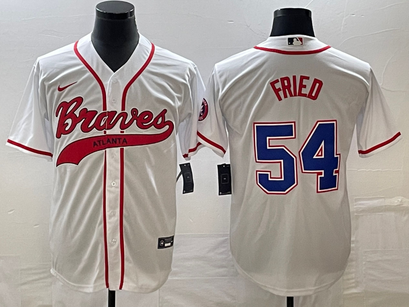 Max Fried Atlanta Braves white jersey