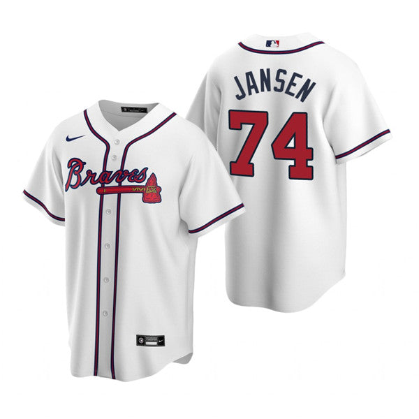 Kenley Jansen Atlanta Braves white jersey
