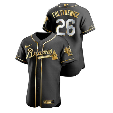 Mike Foltynewicz Atlanta Braves black jersey