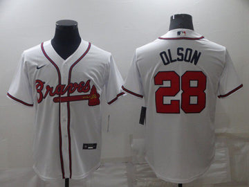 Matt Olson Atlanta Braves white jersey