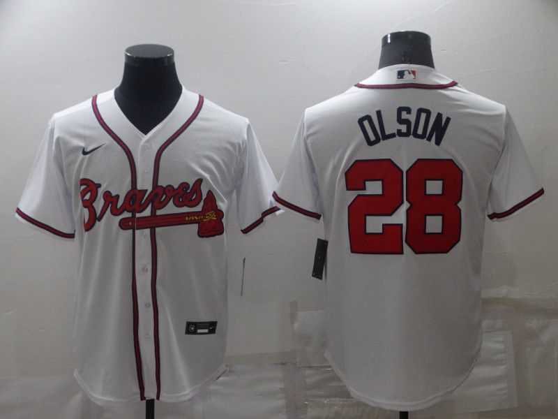 Matt Olson Atlanta Braves white jersey