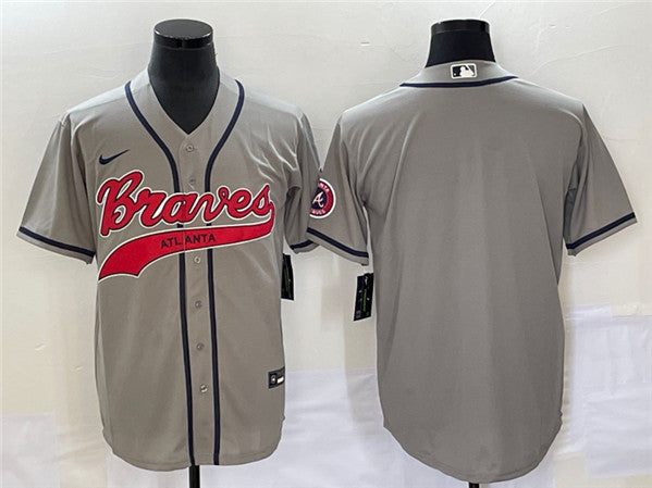 Custom Atlanta Braves gray jersey