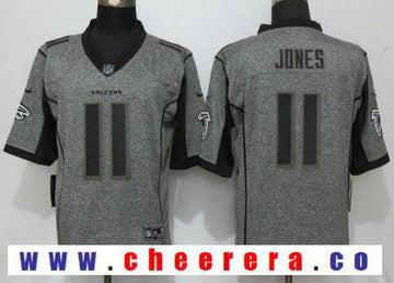 Julio Jones Atlanta Falcons gray Limited jersey
