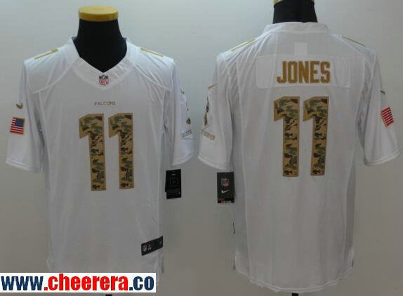 Julio Jones Atlanta Falcons white Salute To Service jersey