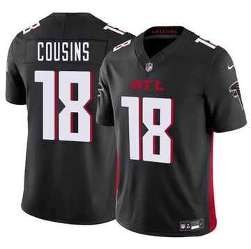 Kirk Cousins Atlanta Falcons black Vapor jersey