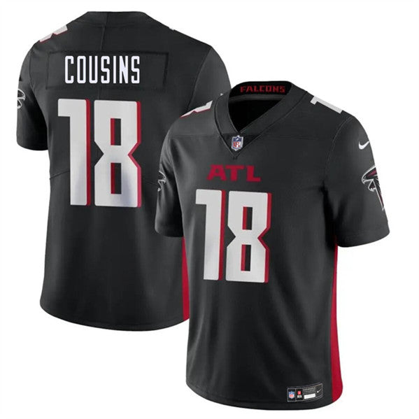 Kirk Cousins Atlanta Falcons black Vapor jersey