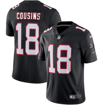 Kirk Cousins Atlanta Falcons black Vapor jersey