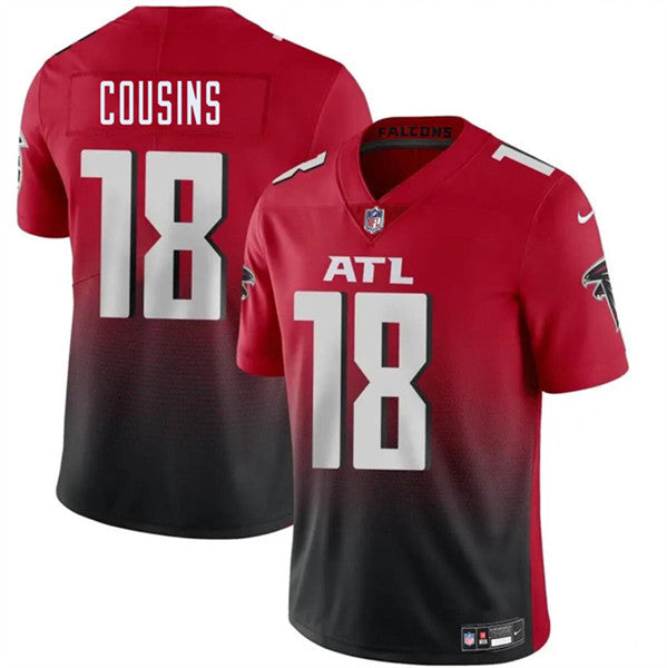 Kirk Cousins Atlanta Falcons red Vapor jersey