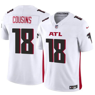 Kirk Cousins Atlanta Falcons white Vapor jersey