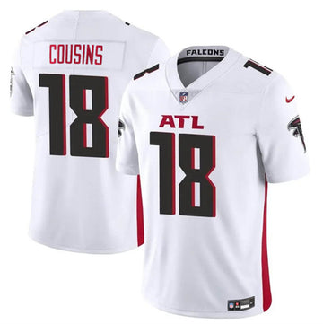 Kirk Cousins Atlanta Falcons white Vapor jersey