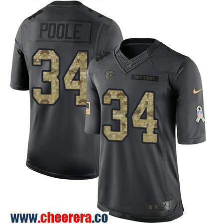 Brian Poole Atlanta Falcons black Salute To Service jersey