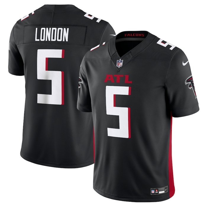 Drake London Atlanta Falcons black Vapor jersey