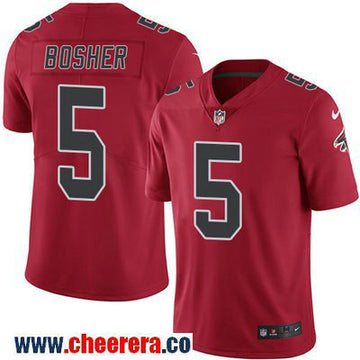 Matt Bosher Atlanta Falcons red Color Rush jersey