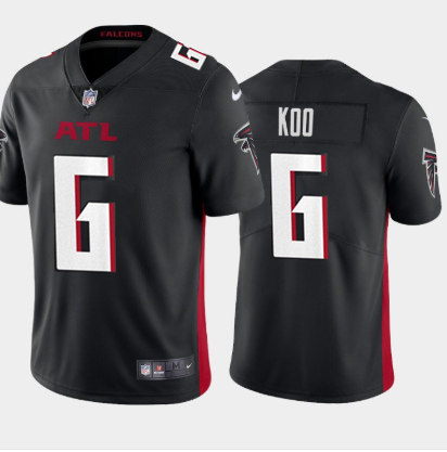 Younghoe Koo New Atlanta Falcons black Vapor jersey