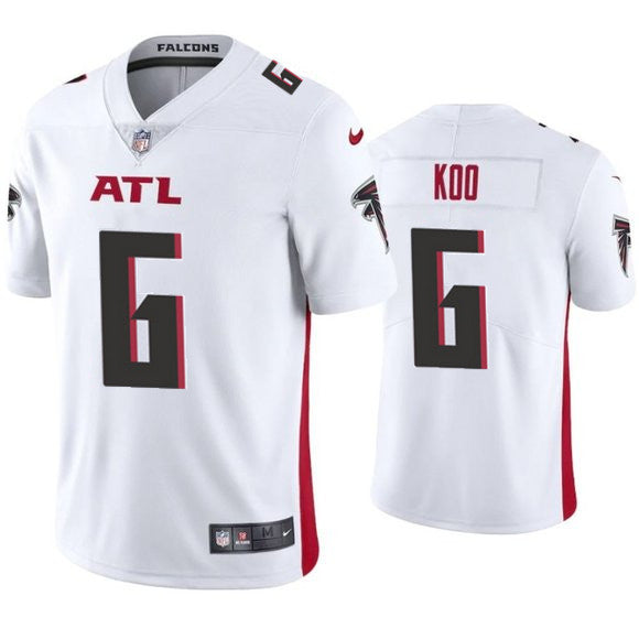 Younghoe Koo New Atlanta Falcons white Vapor jersey