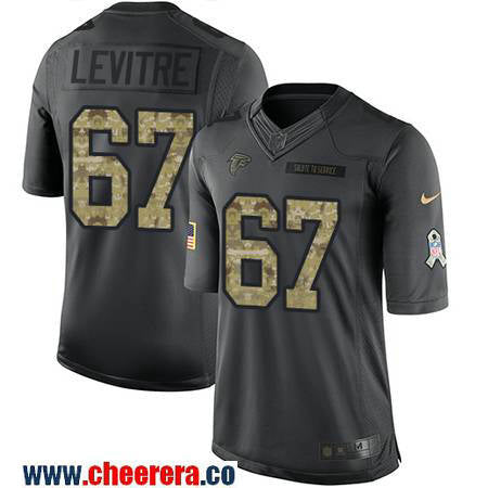 Andy Levitre Atlanta Falcons black Salute To Service jersey