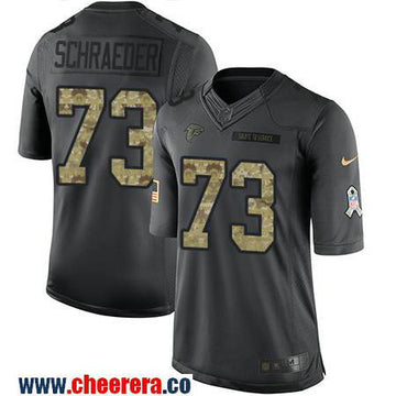Ryan Schraeder Atlanta Falcons black Salute To Service jersey