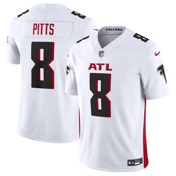 Kyle Pitts Atlanta Falcons white Vapor jersey