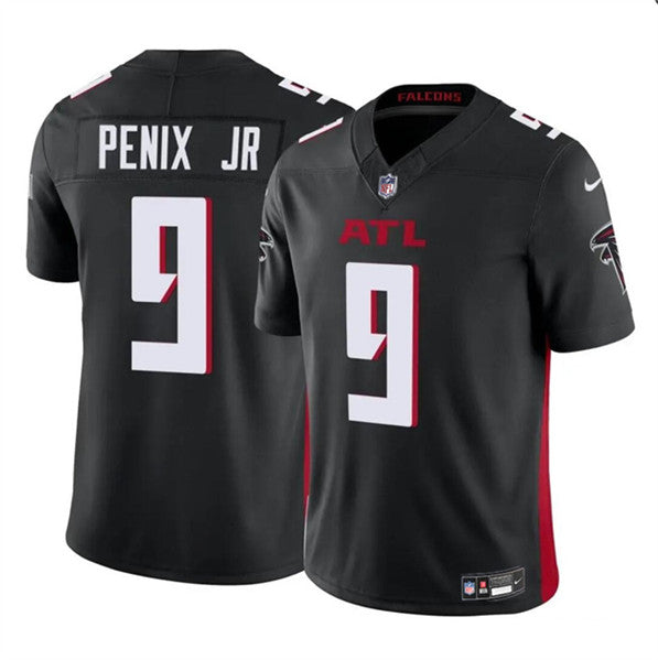 Michael Penix Jr Atlanta Falcons black Vapor jersey