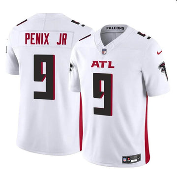 Michael Penix Jr Atlanta Falcons white Vapor jersey